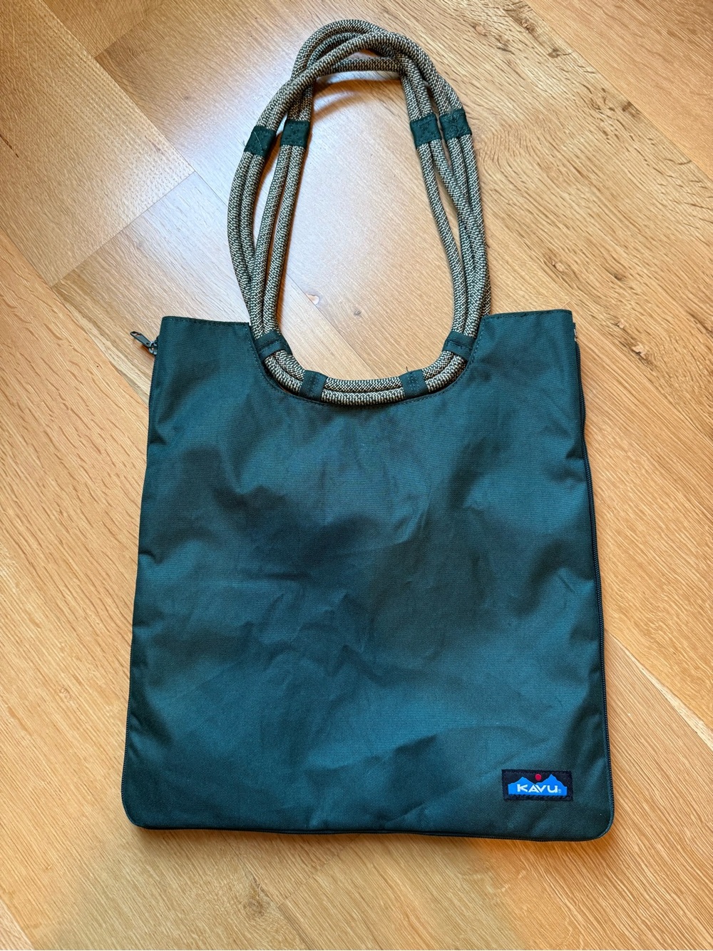 Kavu Dark Green Rope-Handle Tote